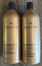 Pureology NanoWorks Gold Shampoo & Conditioner. Brand New! 33.8oz