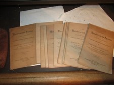 1885 Meisterschaft System French Language Instruction Booklets Rosenthal