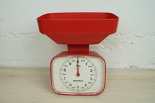 Söhnle Küchenwaage vintage rot 70er Jahre