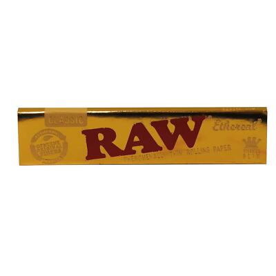 RAW Ethereal Gold King Size Slim Papers 