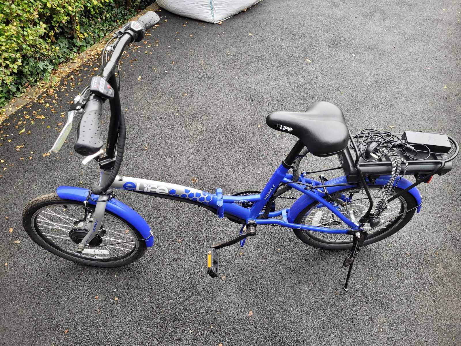 eLife Royale Folding Electric Bike 7Ah 20" Blue eBay