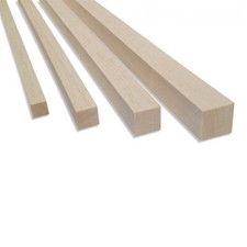 Modèle Balsa Bois Carré Kantholz 1000mm Tailles Variées 1 Pièce