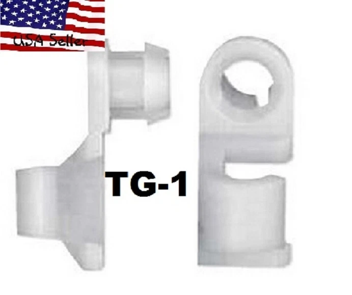 Clips de reparación de varilla de puerta trasera General Motors 1981-1998 para varilla 3/16 Chevy y GMC TG-1 Foto 3 de 4