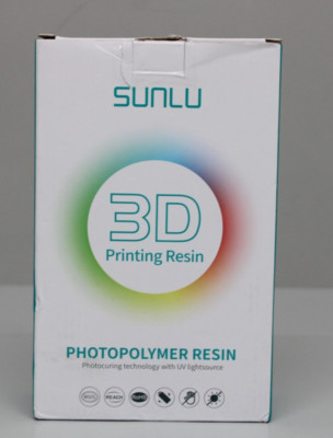 Sunlu 3D-Druckerharz 1 kg 405 nm UV-härtendes Standard-Fotopolymer-Schnellharz