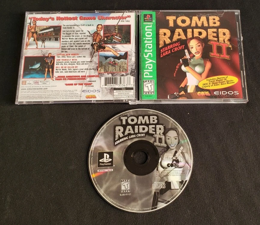 Tomb raider ps1 on sale ebay