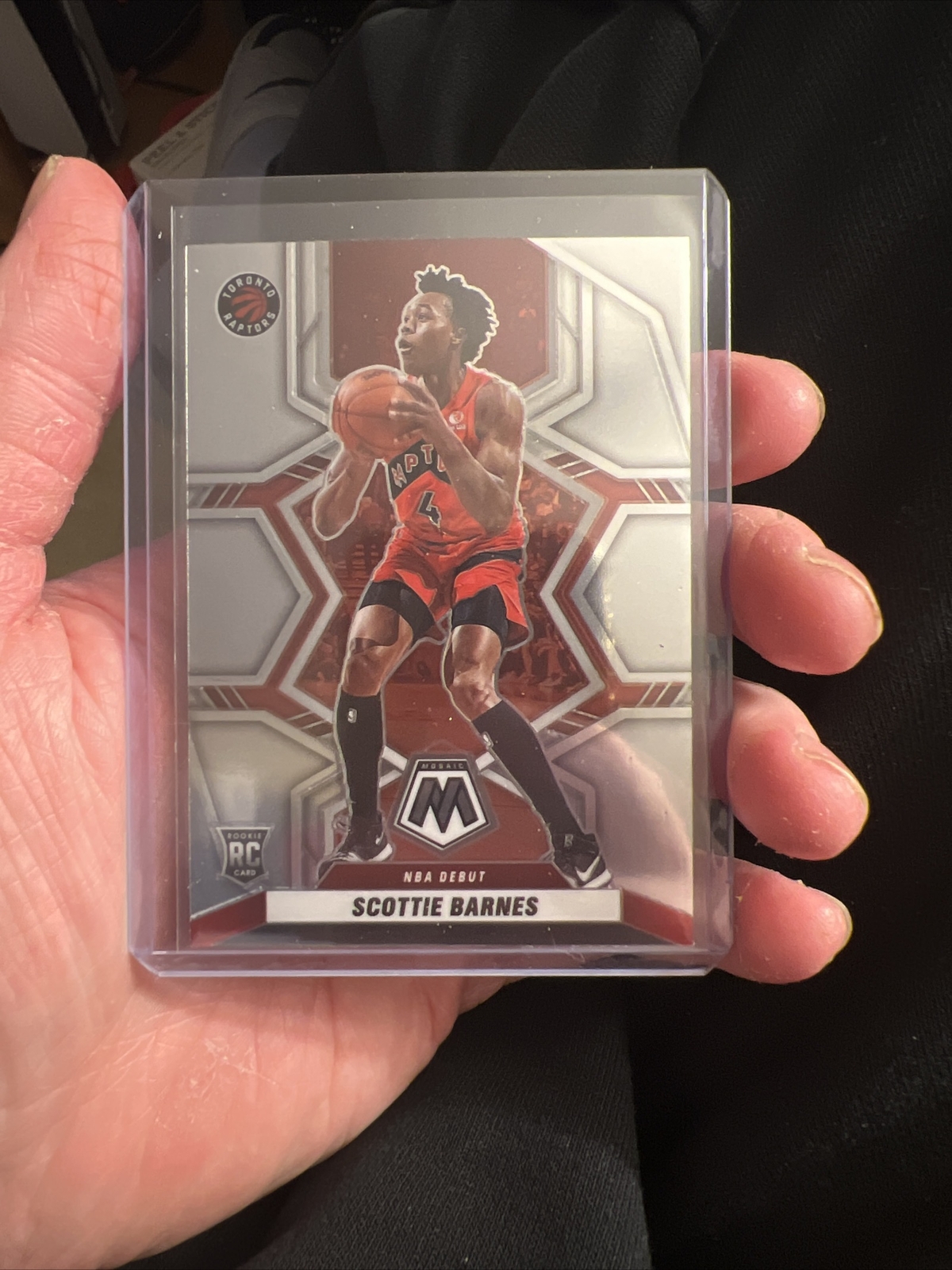 2021-22 Panini Mosaic Scottie Barnes NBA Debut RC #264 Raptors