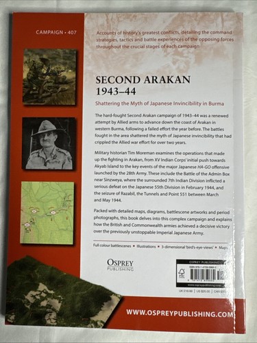 Osprey Campaign 407 Second Arakan 1943-44 Military History WW2 Japan Burma - Picture 2 of 4