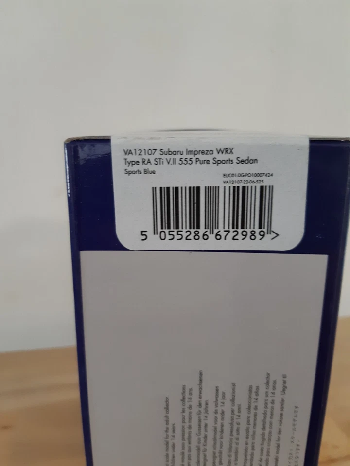 Corgi Subaru Impreza WRX Sti 1/43 - Photo 4/4