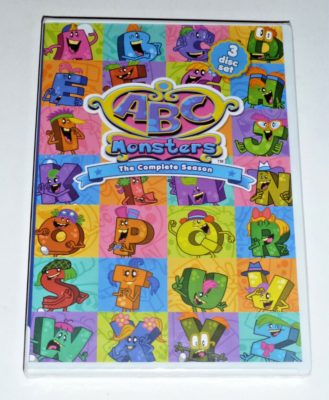 ABC Monsters: The Complete Season DVD set kids alphabet learning