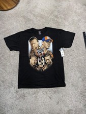 Vintage WWE John Cena Undertaker Ray Hybrid Black Shirt Boys 14/16 NWT Deadstock