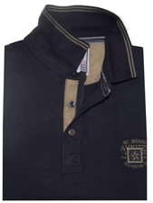 MAGLIA POLO UOMO taglia M L XL XXL 3XL cotone caldo Blu Be Board 