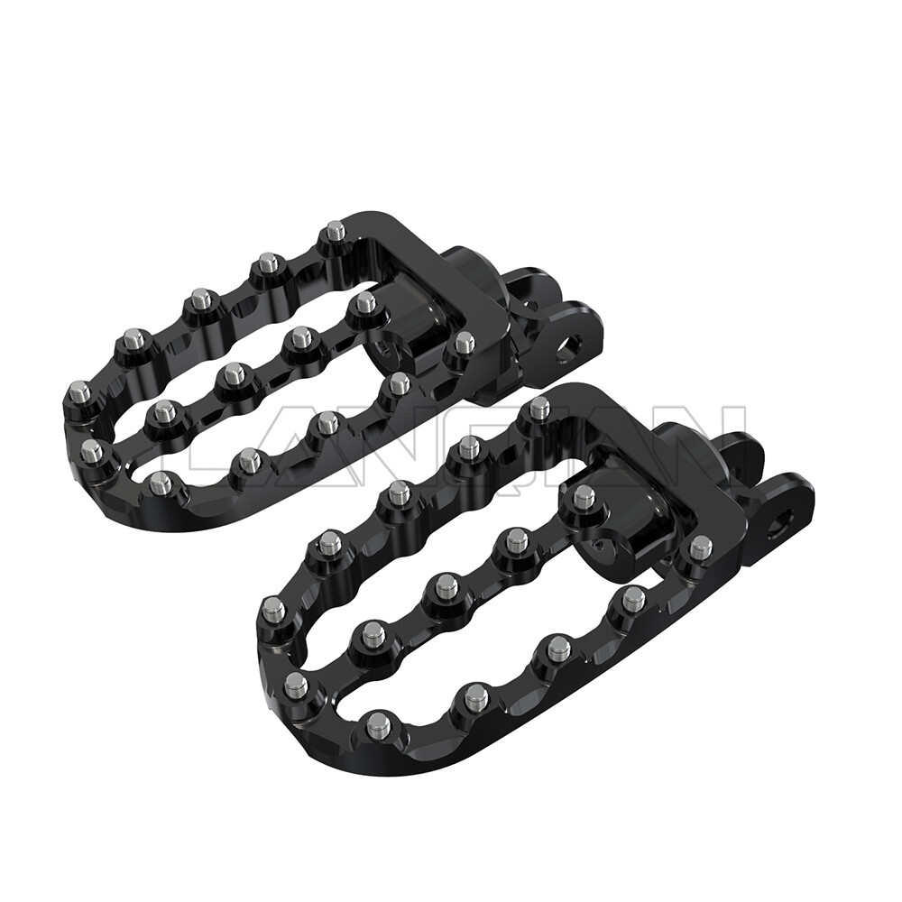 Motorcycle Foot Pegs Pedals Rests Footrest FOR Kawasaki KLR650 KLR 650 19872008 eBay