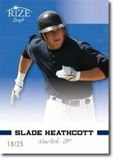 SLADE HEATHCOTT 2012 Rize Rookie Emerald BLUE Paragon RC #/25
