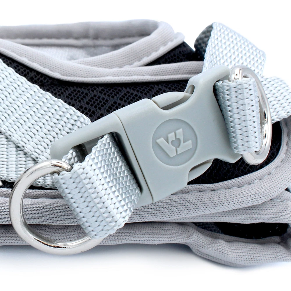Dog Harness, Black, Wrap Style, Extra Small