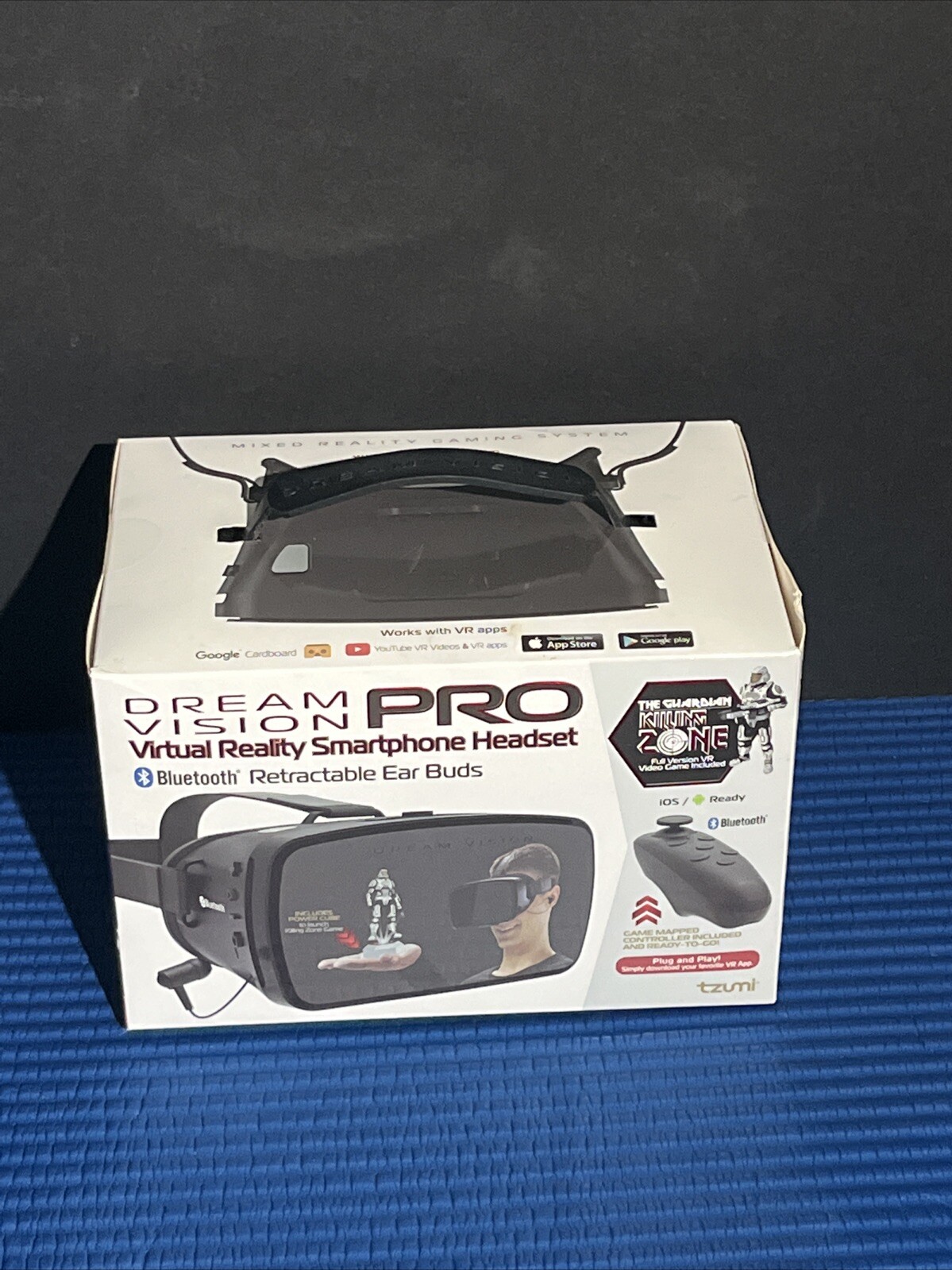 VR Tzumi Dream Vision Pro Virtual Reality VR Headset Controller- Comes With Game-image