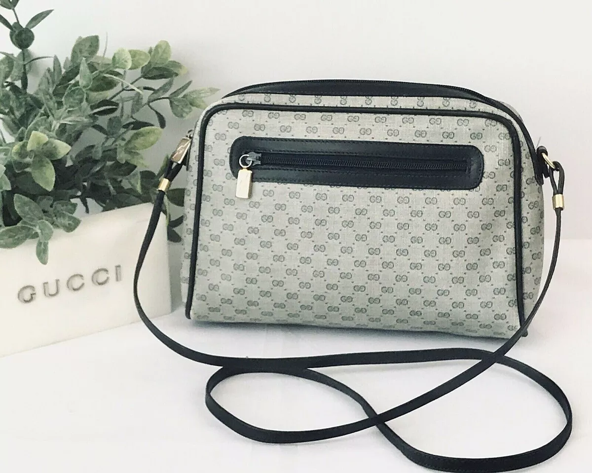 vintage gucci monogram canvas