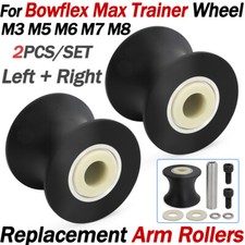 2 Set Pedal Arm Roller Wheel Replacement for Bowflex Max Trainer M3 M5 M6 M7 M8