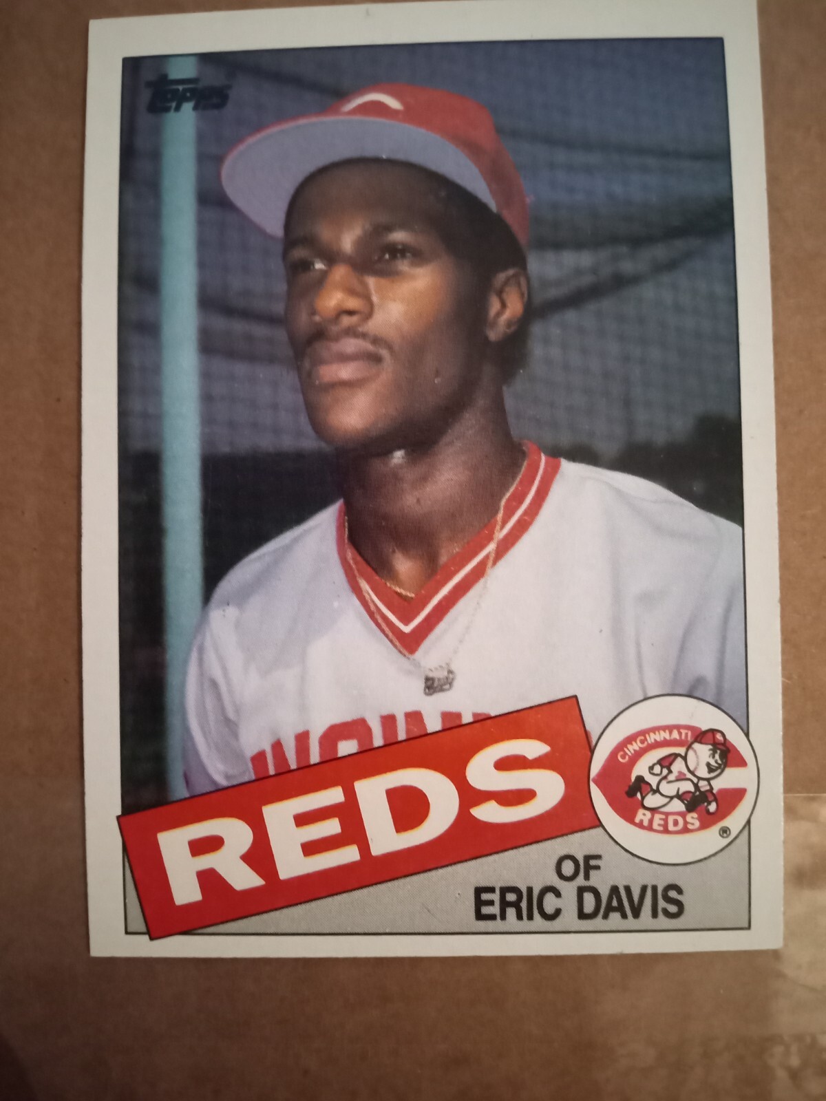 1985 Topps Baseball Eric Davis rookie card #627 in ex/nm condition WC2