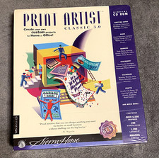 Print Artist Classic Sierra Home 3.0 Windows 95/3.1 CD-Rom New, Sealed, NOS
