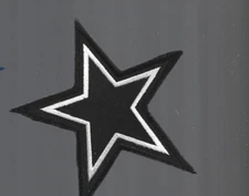 NEW 4 1/8" Dallas Cowboys IRON ON PATCH FREE SHIPPING