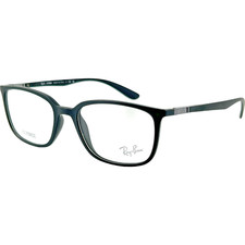 Ray Ban RB7208 Mens Plastic Eyeglass Frame 5204 Matte Black 52-18 Liteforce