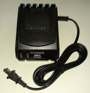 chicago electric power tools 18v battery charger