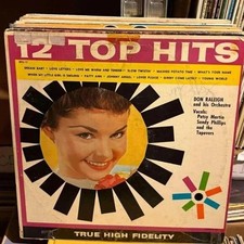 Don Raleigh & His Orchestra – 12 Top Hits Vintage 33rpm VG+ AB81