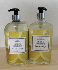 (2-Pack) CHARLESTON HOME ~ LEMON VERBENA Cleansing HAND SOAP Wash ~ MADE IN USA