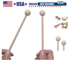 Wood Mallets Percussion Sticks for Xylophone, Chime, Wood Block, Glockenspiel...
