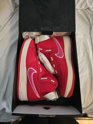 Size 7.5m, 9W- Nike Emotionally Unavailable x Air Force 1 High Heart