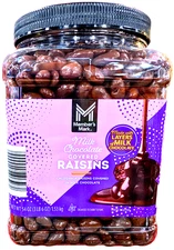 Member's Mark Milk Chocolate Raisins 54 Oz EXP 04/2026