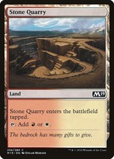Stone Quarry 4x FOIL M19 MTG Core Set 2019 Common MINT red white land