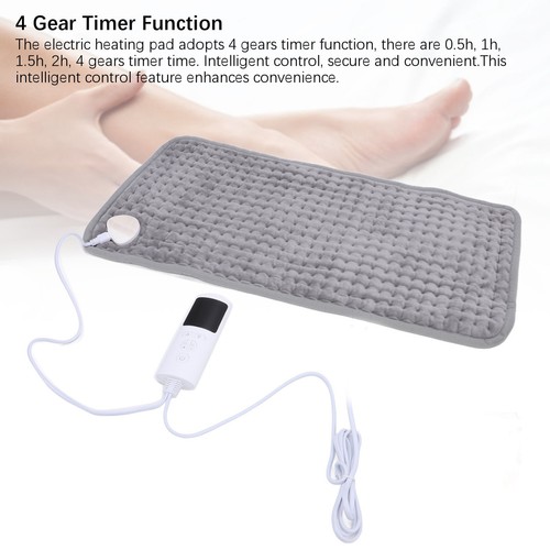 Temperature Controller Pad Electric Heating Pad 9 Gears Temperature Control 4 Timers Electric ...