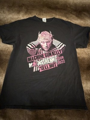 Machine Gun Kelly Mainstream Sellout Tour 2022 Concert T Shirt Black L MGK