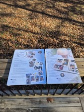 Lot 2 New Creative Memories 1 8-1/2 x11 WHITE Scrapbook Pages 1 Protectors