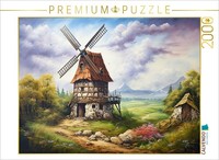 Calvendo Puzzle Spring Awakening With A Windmill | 2000 Pieces, Finished Size 35