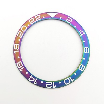 38MM Ceramic Watch Bezel Convex Number Bezel Ring For SUB 40mm Case Watch Bezel