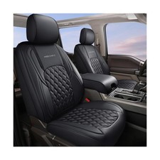Huidasource Wrangler JK Seat Cover 4 Door, Waterproof Leather Custom Car Seat...