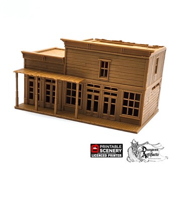 General Store - 15mm 28mm 32mm Time Warp Wargaming Terrain Scatter Western D&D, 
