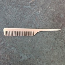 Vintage Solo Canada Metal Rat Tail Hair Comb Collectible
