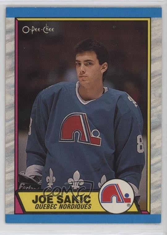 1989-90 O-Pee-Chee Joe Sakic #113 Rookie RC HOF 13un