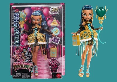 Monster High Scary Sweet Birthday Cleo de Nile Puppe mit Accessoires & Zubehör