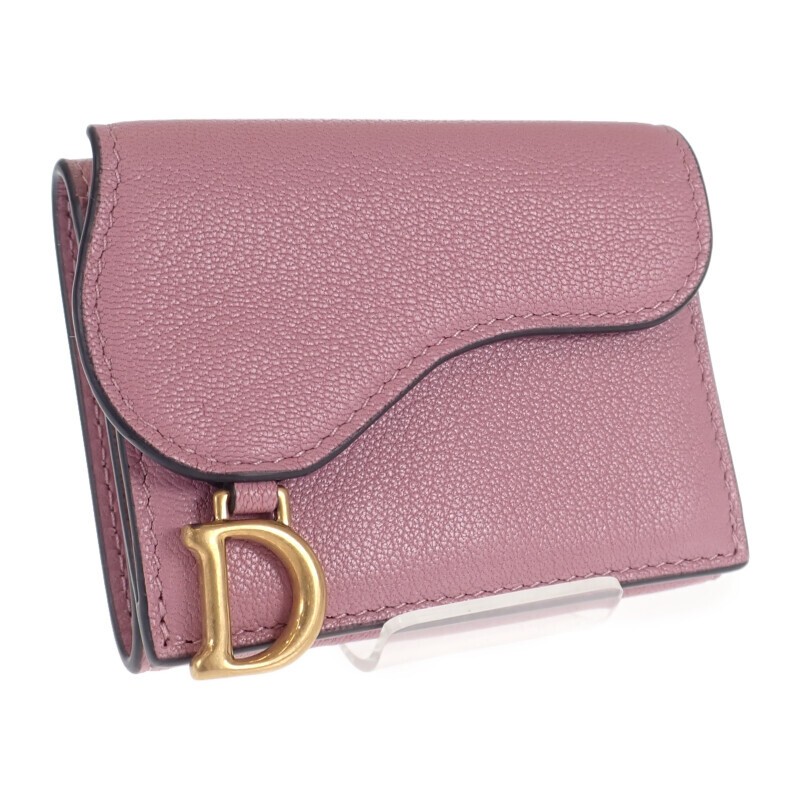 Christian Dior Saddle Compact Wallet in Lavender S5653CCEH 57623