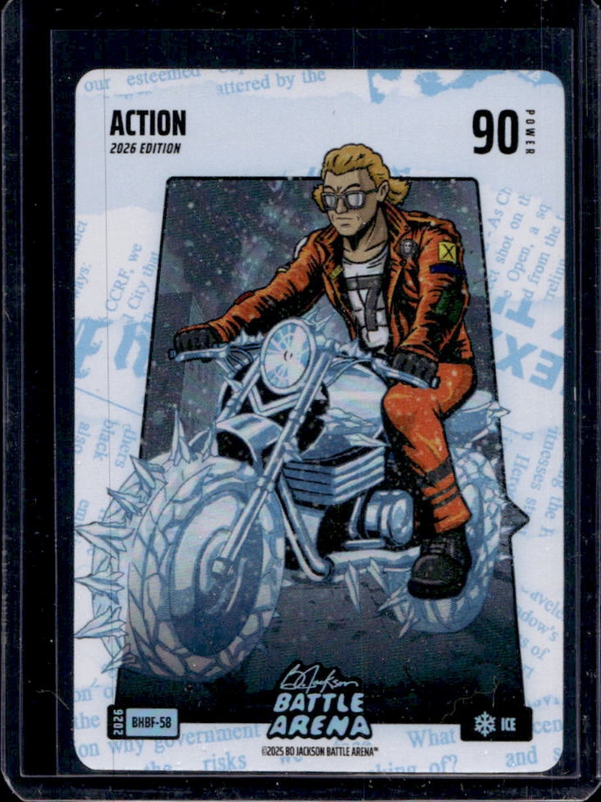 2026 Bo Jackson Battle Arena Griffey Action Blue Headlines Battlefoil SP BHBF-58