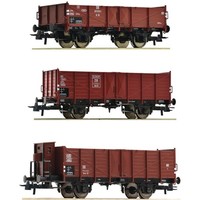 Roco 6600303 H0 3Er Set Offene GüTerwagen, Db, Ep. III H0 + Neu