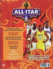 NBA All Star Phoenix 2009 Commemorative Program Official 12x8in Metal Sign