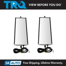 16 X 6 Stainless Steel West Coast Mirror Pair Heated For Hd Semi Truck New