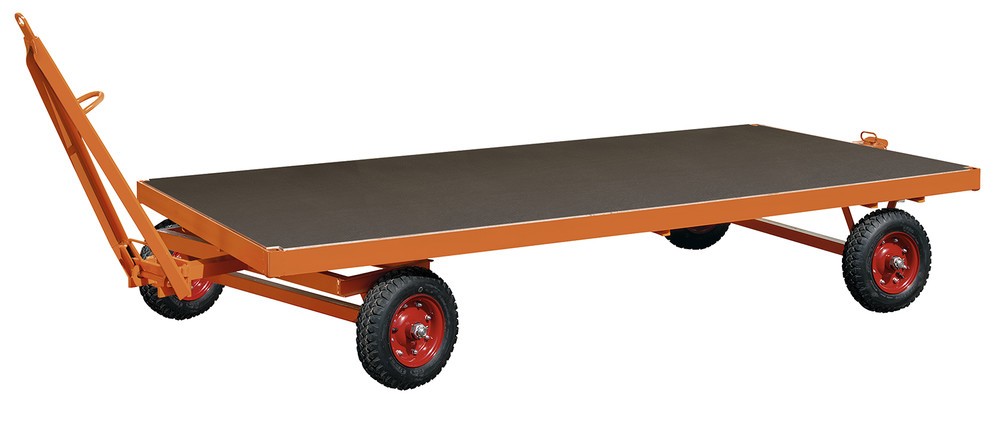 Variofit Industrieanhänger Mit 1-Achs Drehschemellenkung Und Vollgummibereifung 3000X1500x510mm 4035694002920 - Image 2