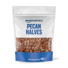 Amazon Grocery, Pecan Halves, 16 Oz Previously Happy Belly