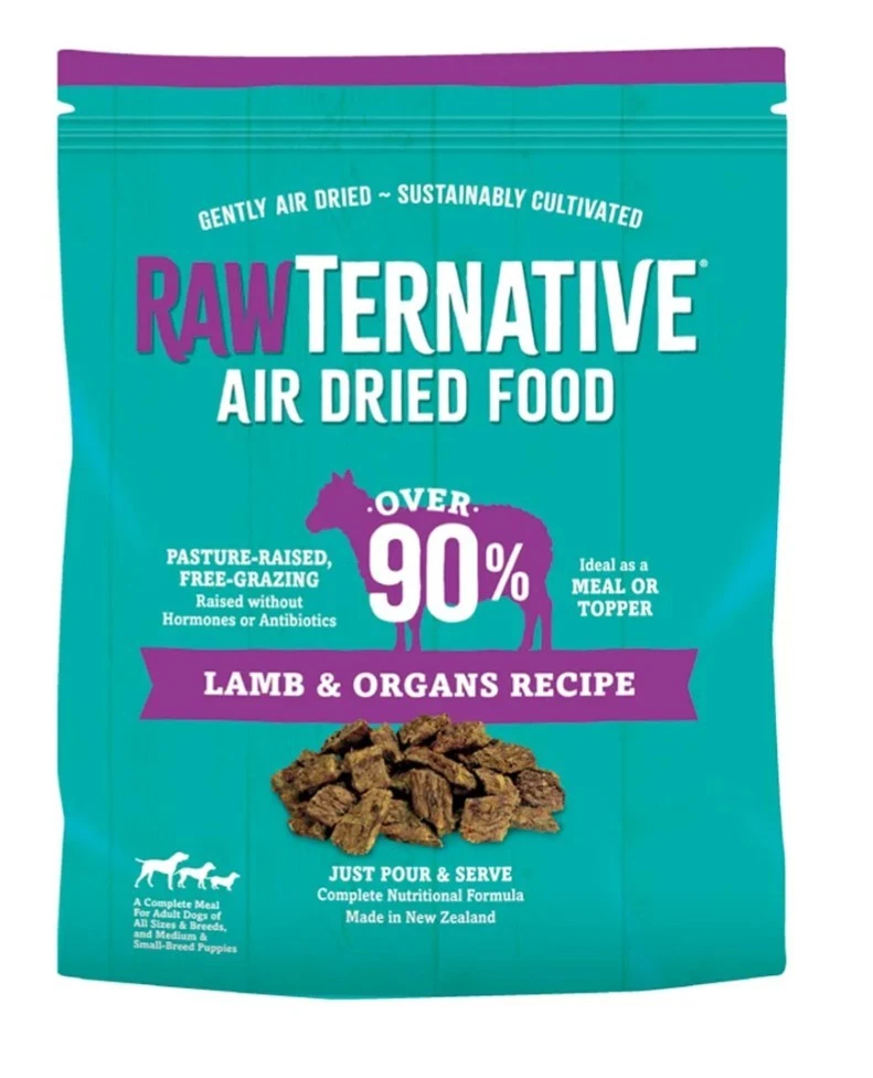 RawTernative 3 lb Bag Air Dried Dog Food Lamb Organs & Venison Recipe New Sealed